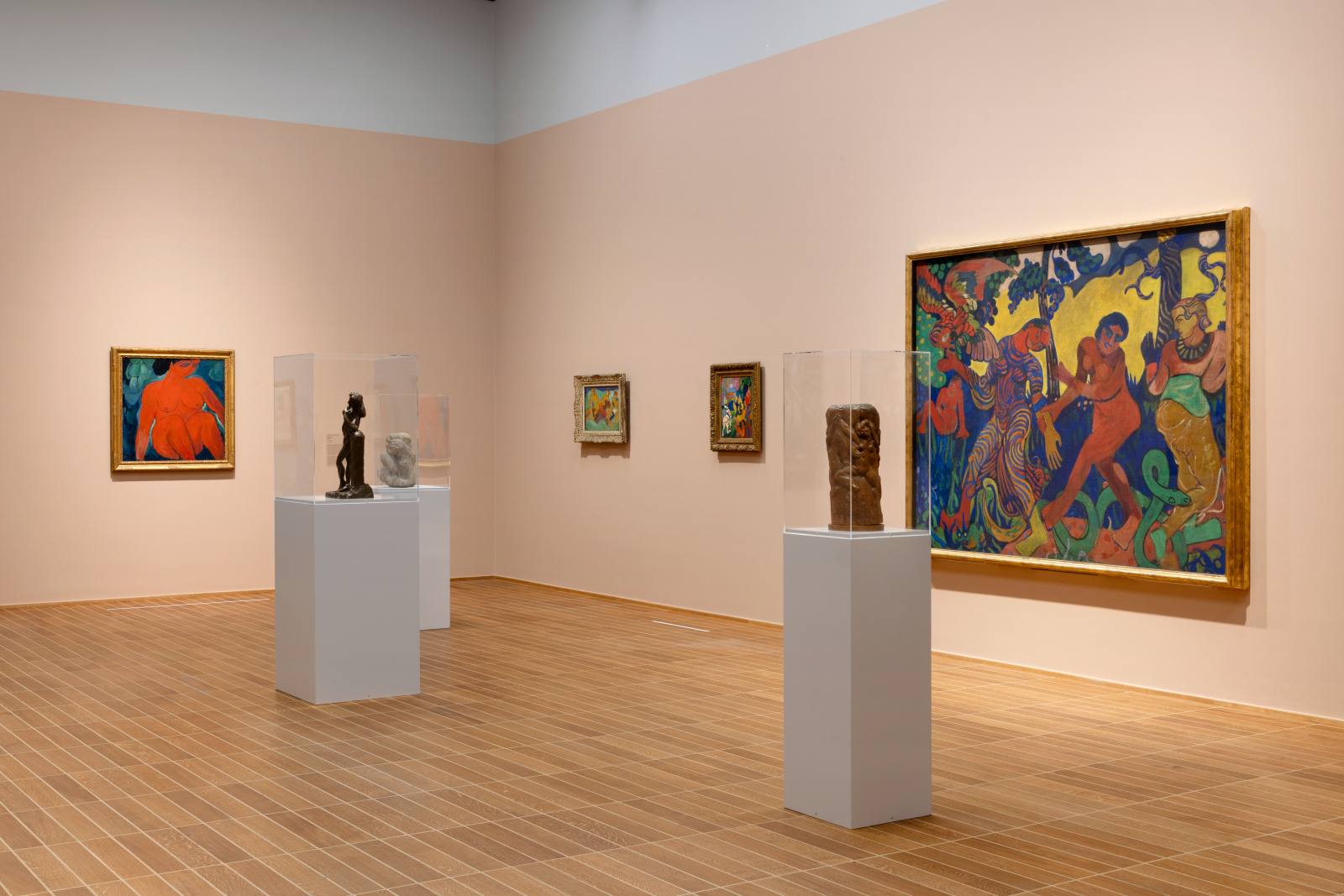 Szenografisches Konzept für die Ausstellung Matisse Derain und ihre Freunde